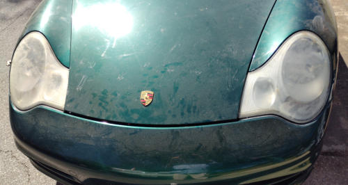 Headlight Restoration before