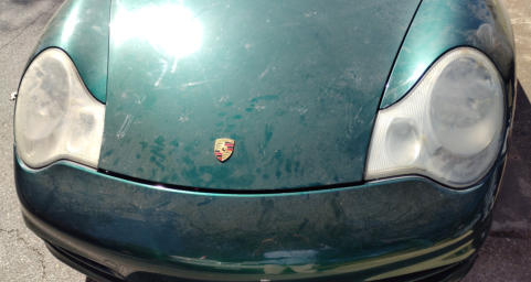 Headlight Restoration before